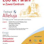 5-6 maja - Jubileusz 200-lecia Parafii w Zawoi Centrum