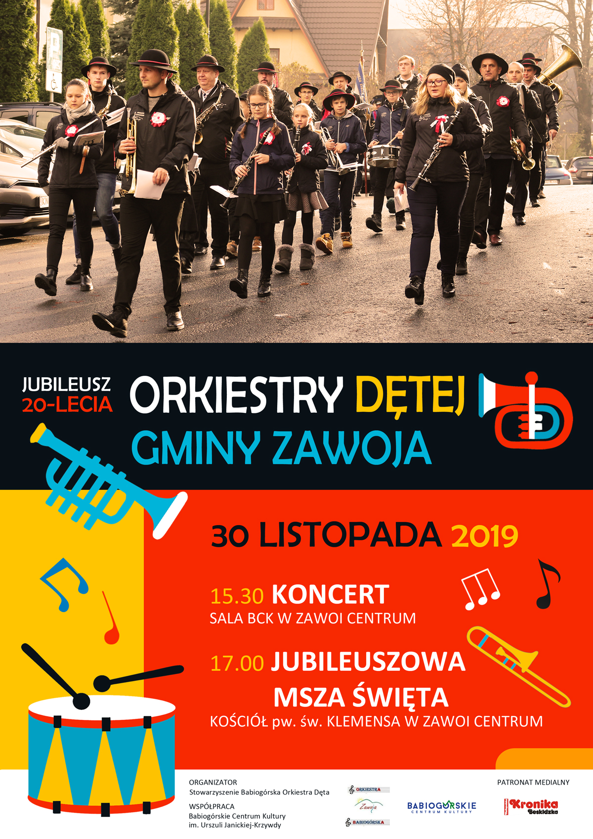 Jubileusz 20-lecia Orkiestry Dętej Gminy Zawoja
