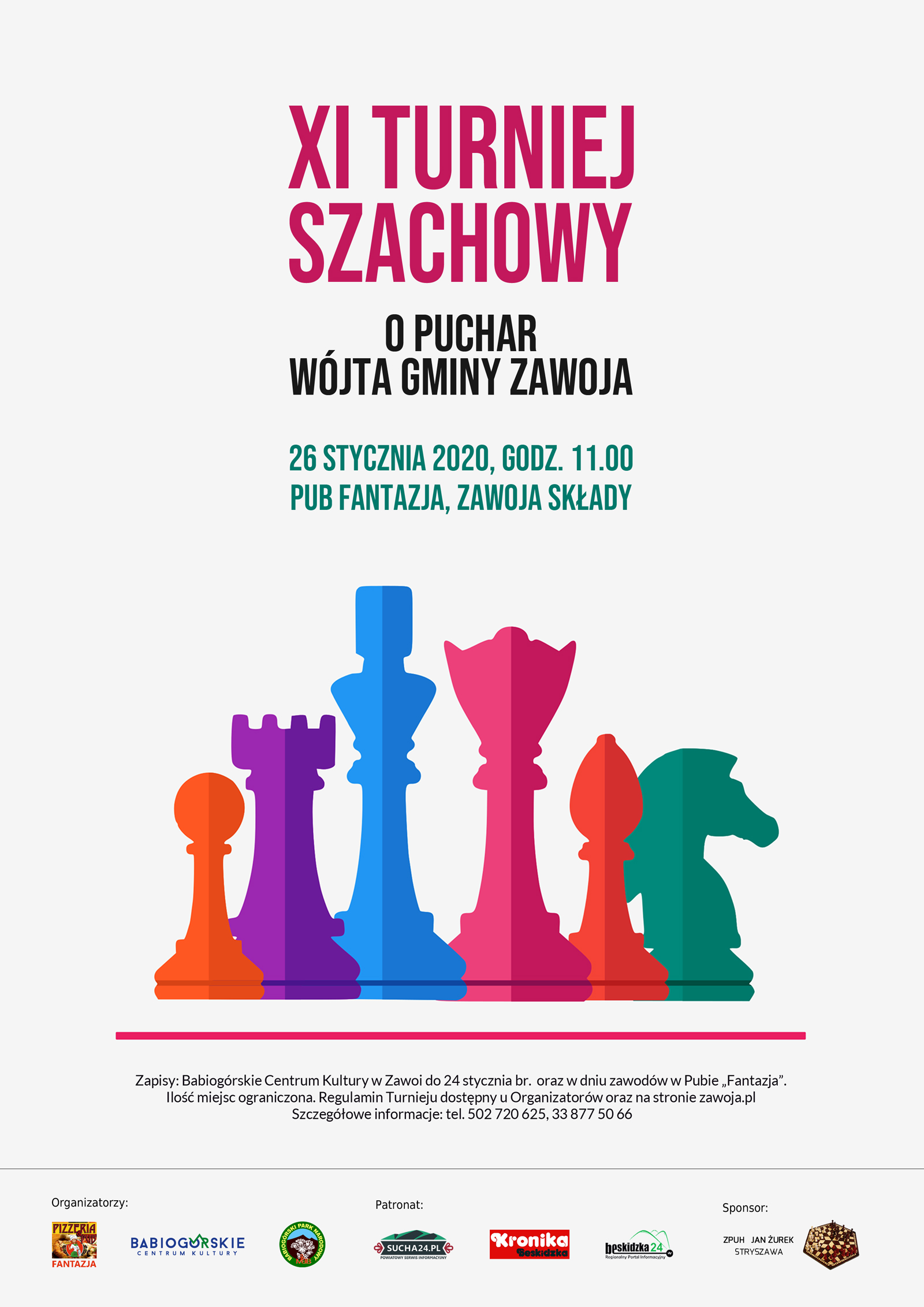 XI Turniej szachowy o puchar wójta gminy Zawoja