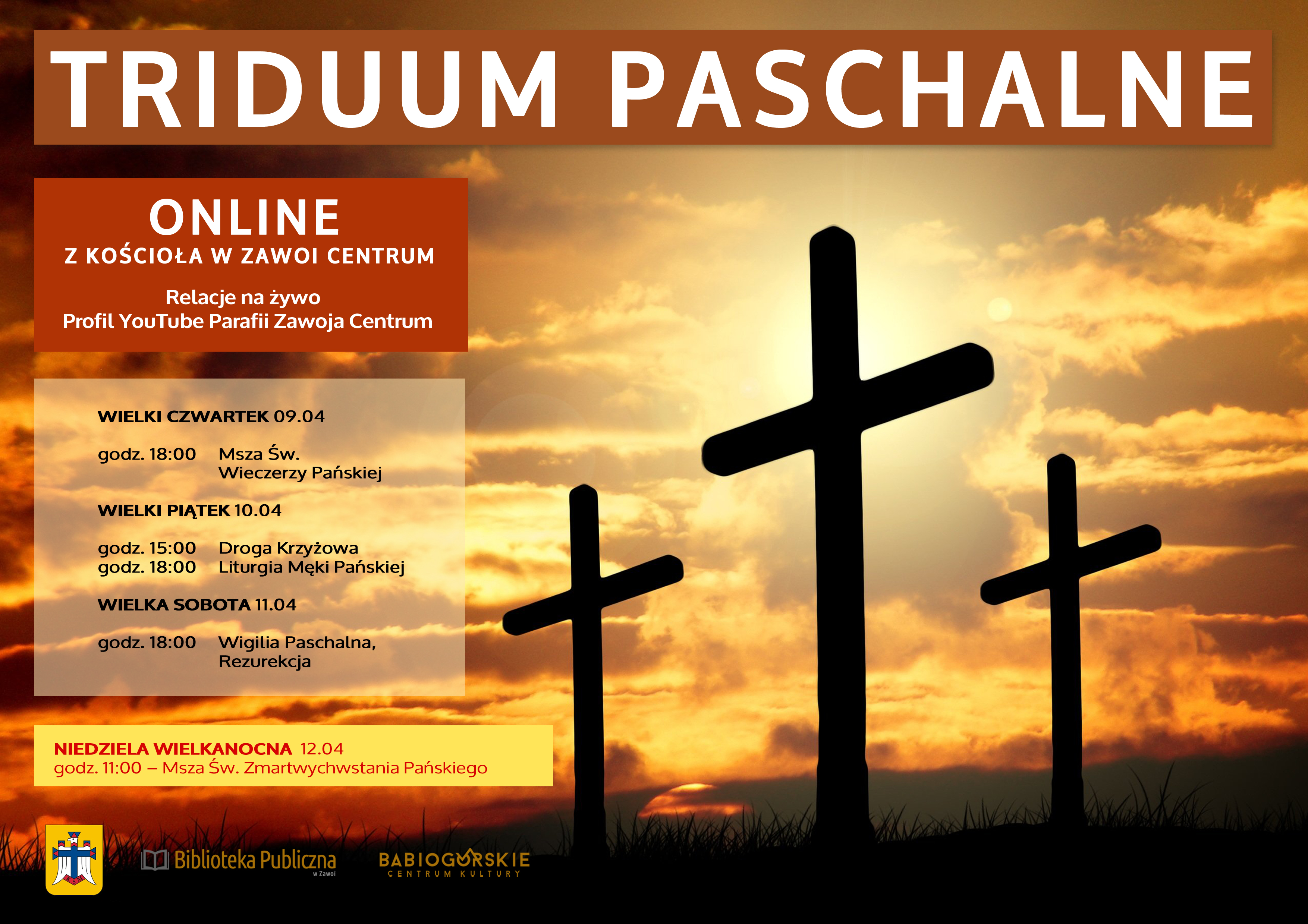 Triduum Paschalne - online z kościoła w Zawoi Centrum